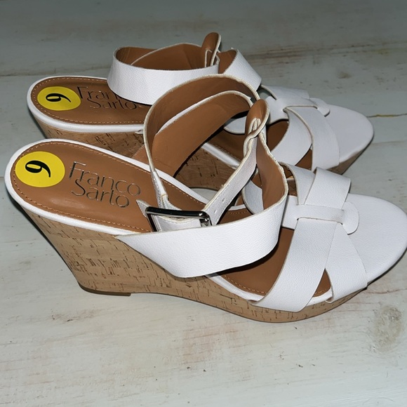 Franco Sarto Cork Wedge Sandals size 9 NWOT - Picture 4 of 8
